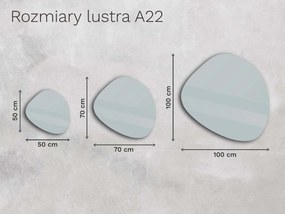 Organiczne lustro LED z oświetleniem A22