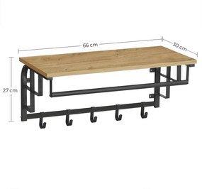 Wieszak ścienny TAYLOR ARTISAN 66x30cm