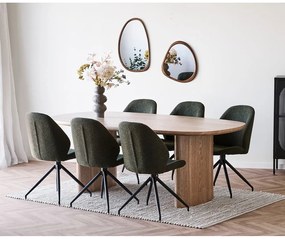 Stół w dekorze jesionu 110x210 cm Serra – House Nordic