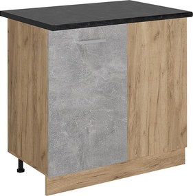 Szafka narożna beton 86x60x81.6 r-line