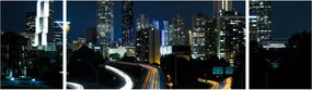 Obraz nocnej metropolii (170x50 cm)