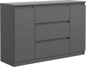 Komoda NUDO 120 cm do Salonu Sypialni Antracyt