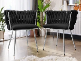 Komplet 2 krzeseł tapicerowanych Archie DC-1142/CM