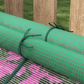 Outsunny Szklarnia foliowa z oknem, tunel ogrodowy z ochroną UV, szklarnia na pomidory, inspekt, do ogrodu, balkonu, 180 x 92 x 92 cm, zielony