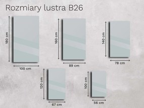 Lustro Base fazowane B26 56×100