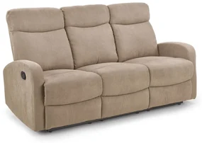 Sofa OSLO 3S beżowa z funkcją rozkładania HALMAR