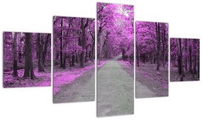 Obraz - Ścieżka przez park (125x70 cm)