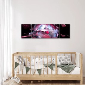 Obraz - Abstrakcja, kosmiczne robaki (170x50 cm)