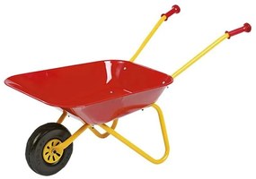 Taczka dla dzieci czerwona metalowa rolly toys
