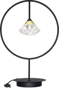 Lampa stołowa z akrylowym diamentem Tiffany 1