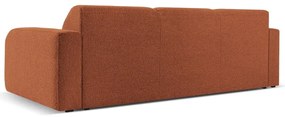Brązowa sofa z materiału bouclé 235 cm Molino – Micadoni Home