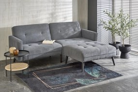 Sofa rozkładana CORNELIUS szara HALMAR