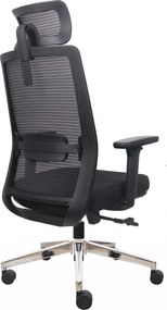 Ergonomiczny fotel biurowy siatkowy Prospero, zgodny z normą BHP