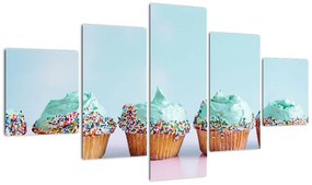 Obraz cupcakes (125x70 cm)