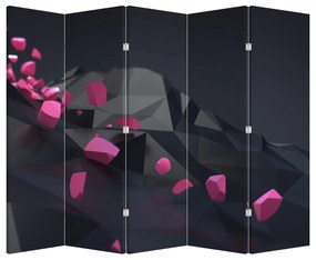 Parawan - Abstrakcja 3D (210x170 cm)