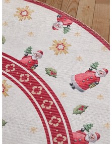 Czerwony okrągły dywan ze świątecznym motywem ø 160 cm Toy's Delight Santa Claus – Villeroy&amp;Boch
