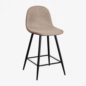Zestaw 2 Wysokich Stołków Glamm Negro & Gris Topo & ↑65 Cm - Sklum