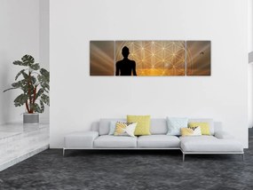 Obraz medytacji (170x50 cm)