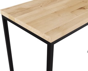 Loftowa konsola z litego drewna Console
