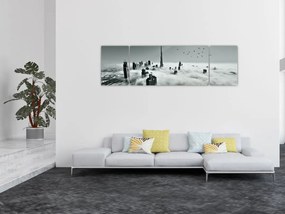 Obraz - Wieżowce w Dubaju (170x50 cm)