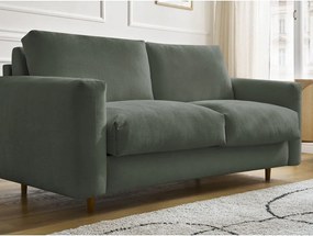 Zielona sofa do spania/rozkładana 200 cm Cocoone – Bobochic Paris