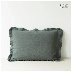 Lniana poszewka na poduszkę 40x60 cm Forest Green – Linen Tales