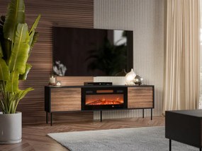 Szafka RTV z kominkiem Heprano 180