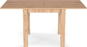 Stół Kwadratowy Rozkładany MAX 80-160 cm Dąb Artisan Nowoczesny Loft