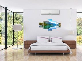 Obraz - Jezioro Hintersee (125x70 cm)