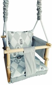 Welwetowa huśtawka 3w1 dla dziecka 6 wzorów G6-W84