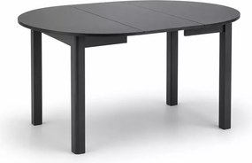 Stół okrągły rozkładany Zomme 102–142 cm MDF laminowany loft industrialny do jadalni i kuchni