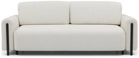 Sofa Arcadova biała/czarny z funkcją spania ELTAP