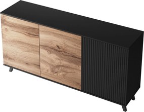 Szeroka komoda z ryflowaniem Random KM-1