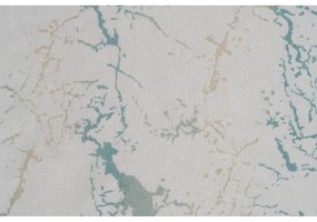 Kremowo-turkusowa firanka 140x260 cm Mizar – Mendola Fabrics