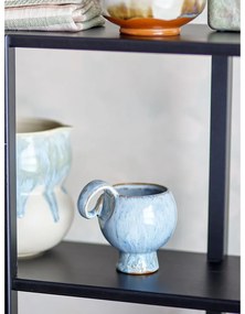 Jasnoniebieskie kamionkowe filiżanki do cappuccino zestaw 4 szt. 250 ml Avonlea – Bloomingville