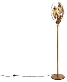 Lampa stojąca w stylu vintage złota 70 cm - Botanica Rustykalny / Vintage Oswietlenie wewnetrzne