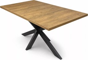 Stół Allure – elegancki stół rozkładany 150x80 do jadalni z blatem laminowanym i nogami metalowymi