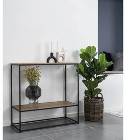Konsola z blatem w dekorze dębu 80x36 cm Vita – House Nordic
