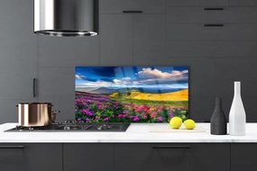 Panel Kuchenny Malownicza Łąka Kwiatowa