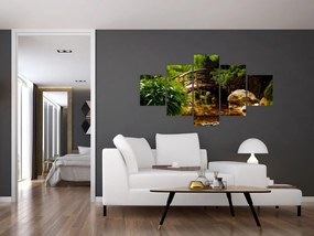 Obraz - Most nad rzeką (125x70 cm)