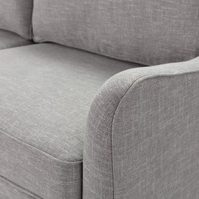 Sofa Venuste grey linen 3-os.