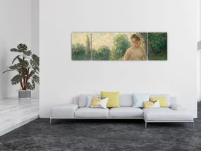 Obraz - Camille Pissarro, The Bather, reprodukcje (170x50 cm)
