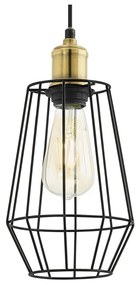 Eglo 49791 - Lampa wisząca DENHAM 1xE27/60W