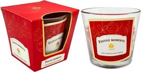 Świeca zapachowa w szklanym pojemniku, Festive Moments, 120 g