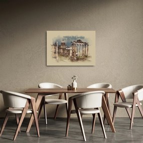 Obraz na szkle - Forum Romanum, Rzym, Włochy (70x50 cm)