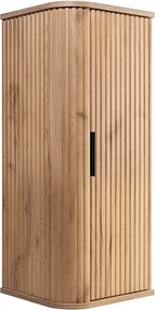 ELEGANCE Szafka wisząca słupek łazienkowy ryfle 31,5 x 35,5 x 79 dąb craft złoty