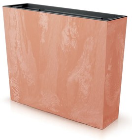 Skrzynka ogrodowa 58 x 18 x 49,8 cm Urbi Beton Effect terakota PROSPERPLAST