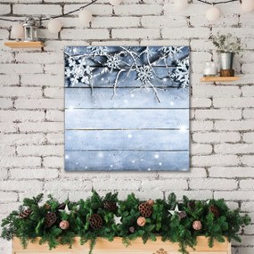 Obraz Canvas Święta Płatki śniegu Zima Mróz