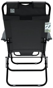 Cattara 13513 Składane leżak Comfort, antracyt,155 x 61 cm