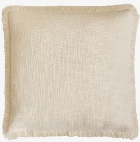 Poduszka Kwadratowa 45x45 Cm Z Bawełny Soncey Gardenia Biel - Sklum